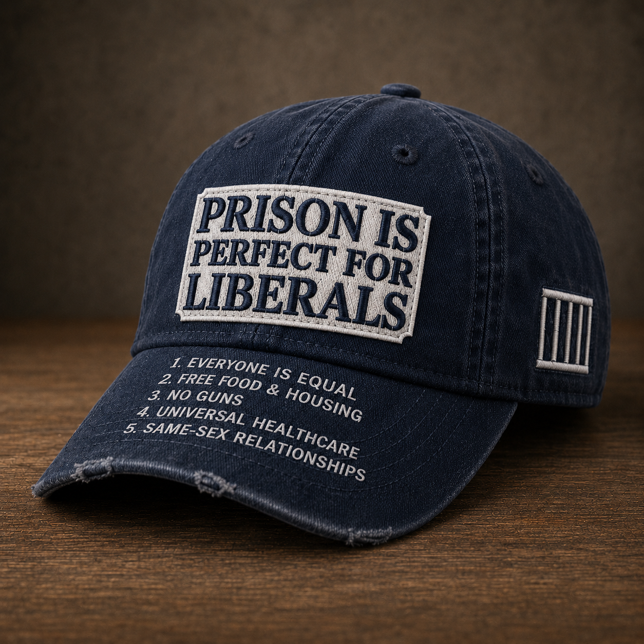 Funny Number List Bold Text Bright Casual Baseballcap