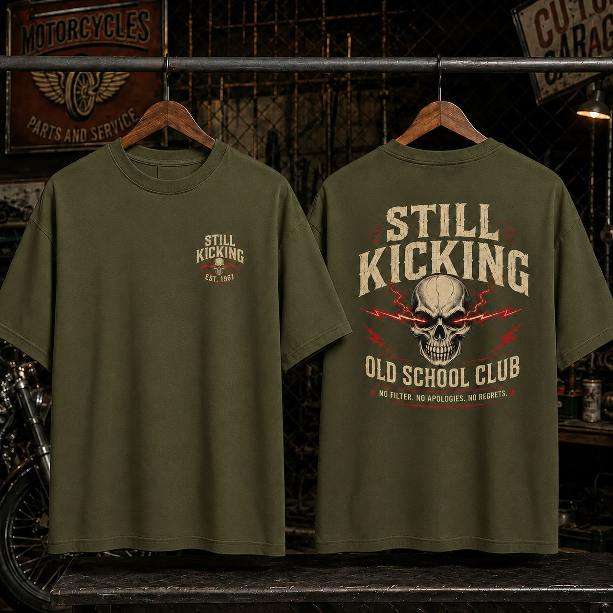 STILL KICKINGTM Custom Year Shirt | Old School Club
