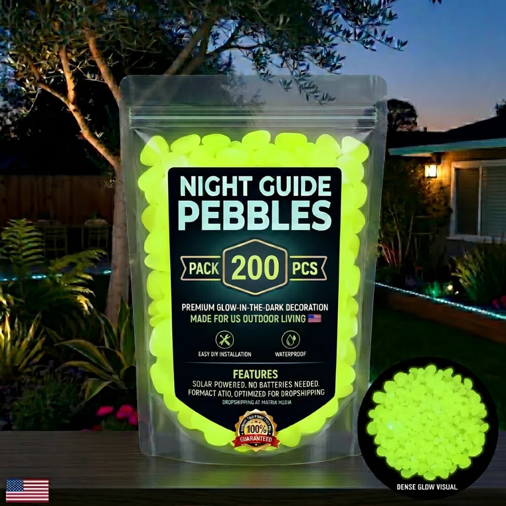✨Last Day 50% Off✨🌈Colorful Glow-in-the-Dark Garden Stones