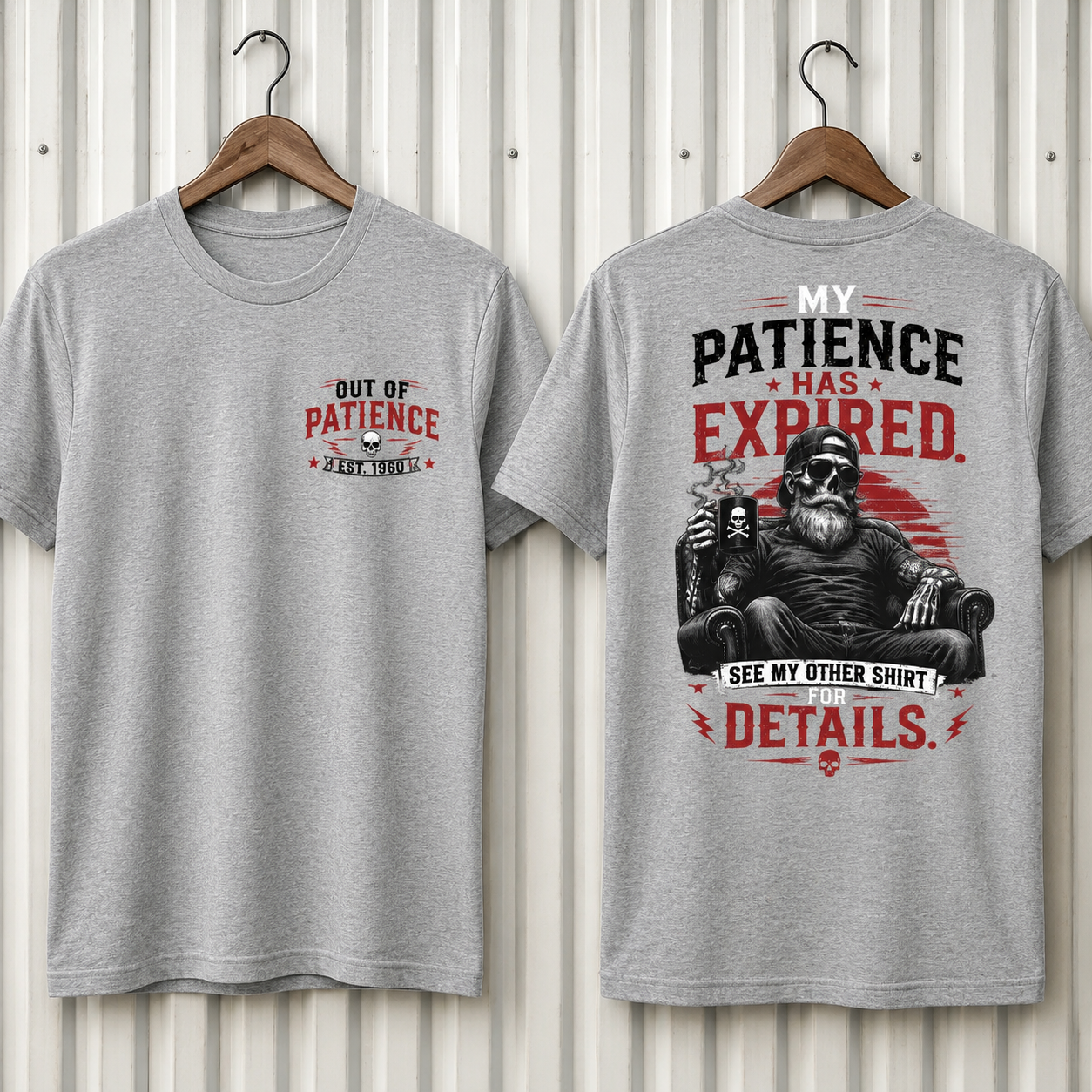 My Patience Has Expired Custom Year T-Shirt