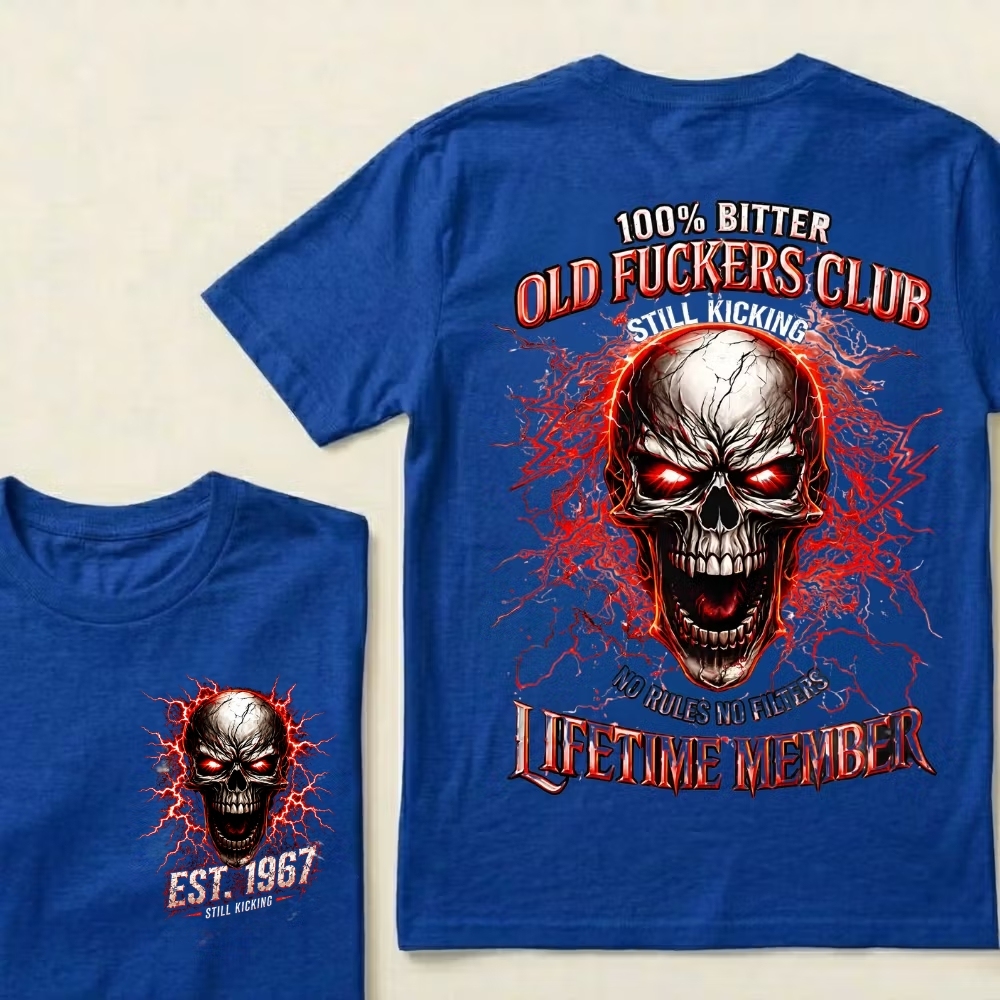 Old Fuckers ClubTM Custom Year T-Shirt – Lifetime Member Personalized EST. Year Tee