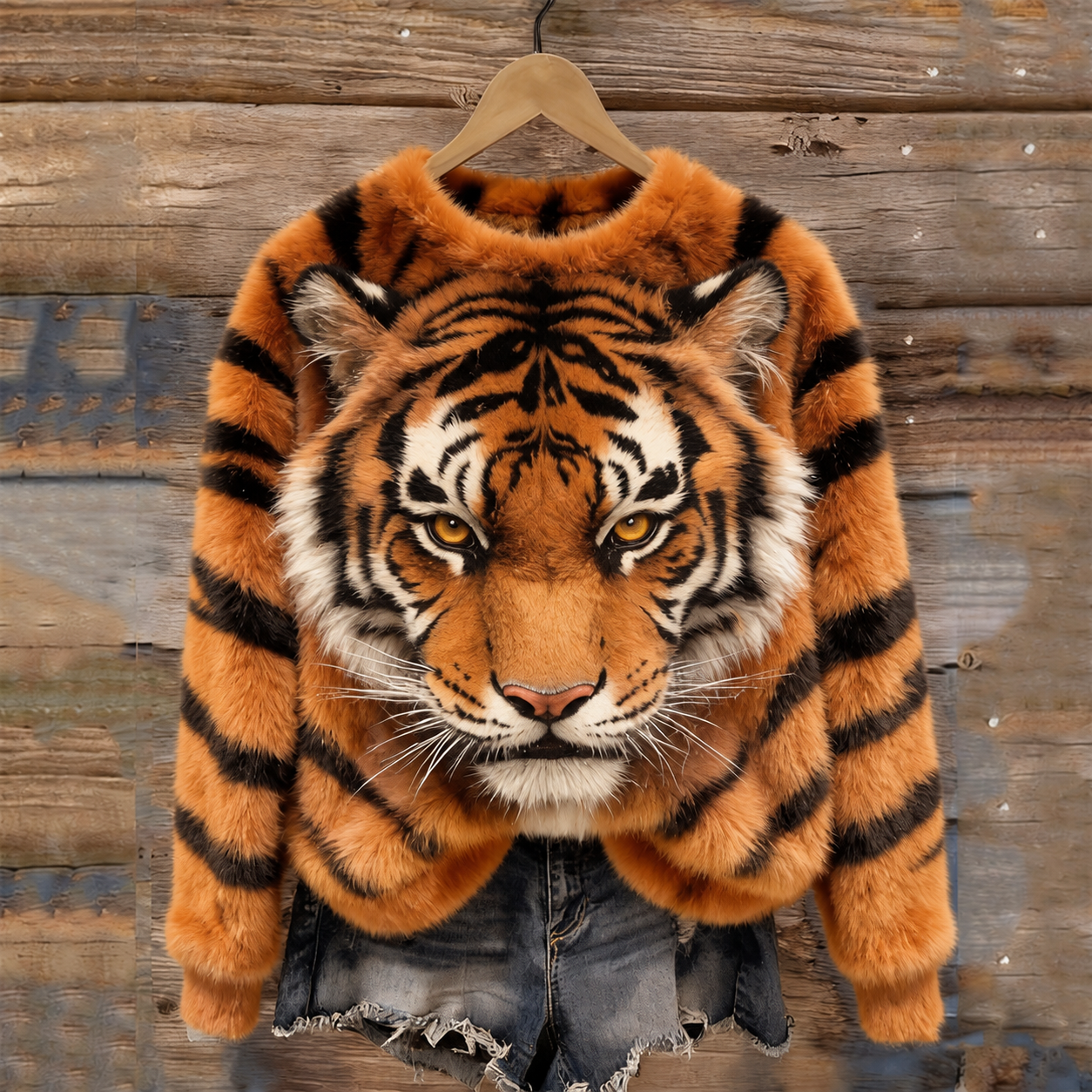 Women's Casual Animal Print Sweatshirt