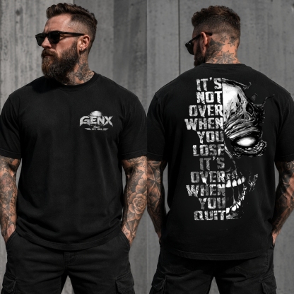GEN X NEVER QUITSTM Custom Birth Year T-Shirt – It's Over When You Quit