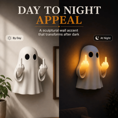 👻 Ghost Middle Finger Glow Night Light🖕