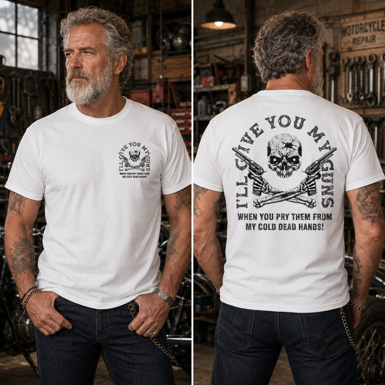 I'll Give You My Guns Printed Men's T-Shirt