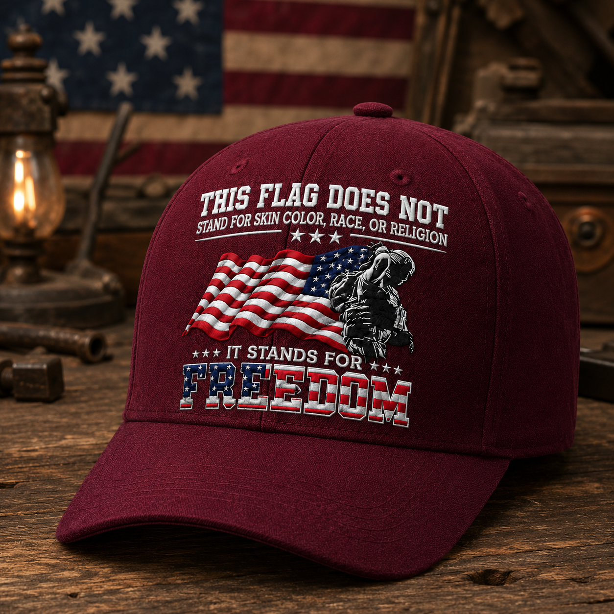 This Flag Stands For Freedom Patriotic Baseball Cap