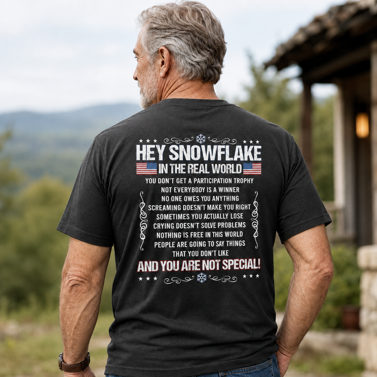 Hey Snowflake In The Real World T-shirt