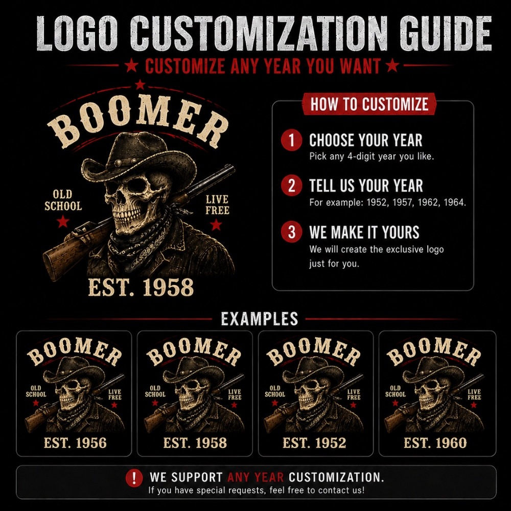 Boomer I've Got O.C.D. Old Cranky & Dangerous Skull Cowboy Rifle Live Free Graphic T-Shirt