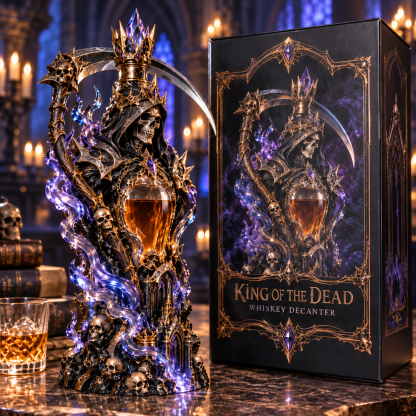 Grim Reaper decanter additional view
