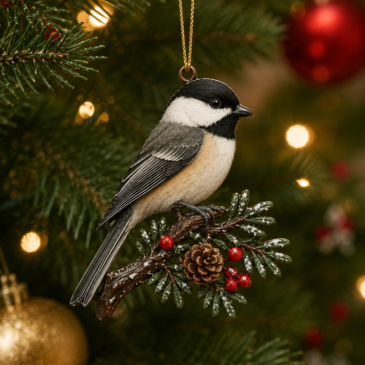 🦉 Owl Christmas Tree Ornament