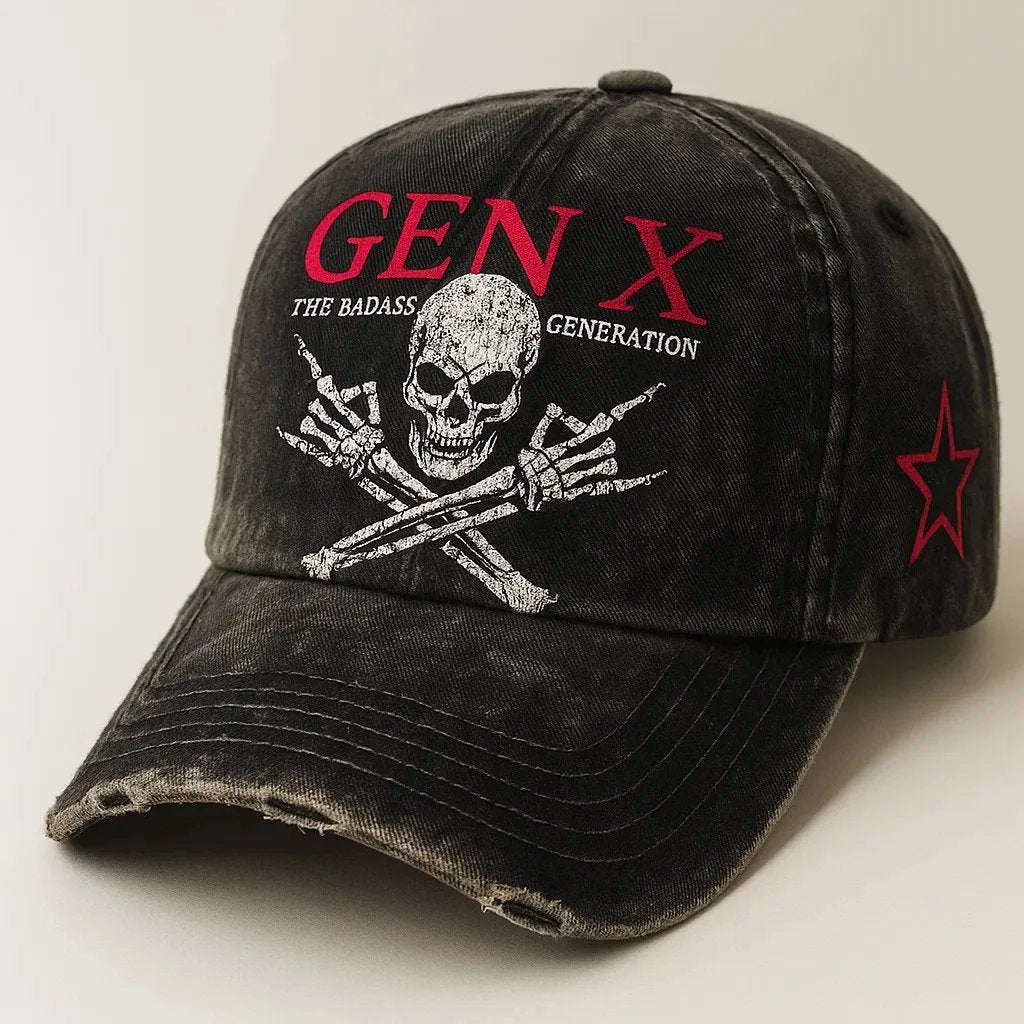 ⚡Flash Sale 50% OFF💀Gen X Rebel Skull Cap🏴‍☠️