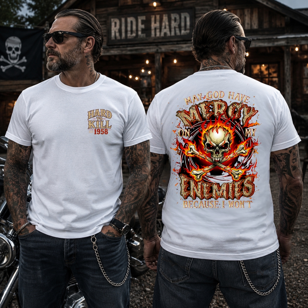 Hard To Kill  May God Have Mercy On My Enemies Personalized Year T-Shirt