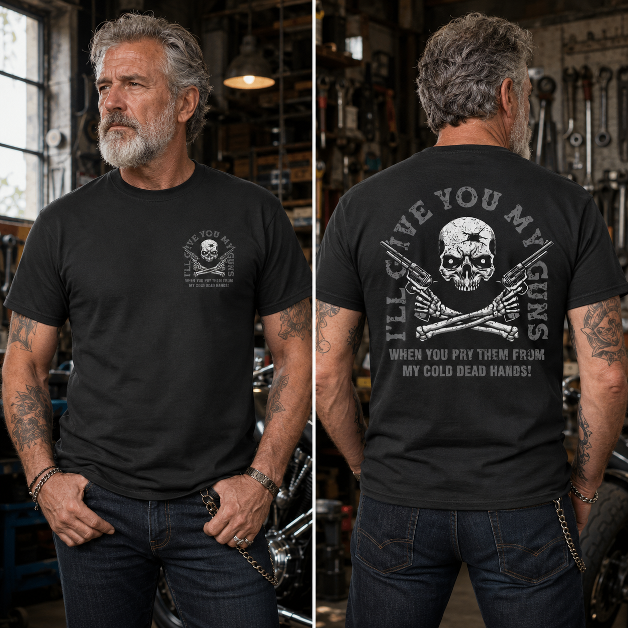 I'll Give You My Guns Printed Men's T-Shirt