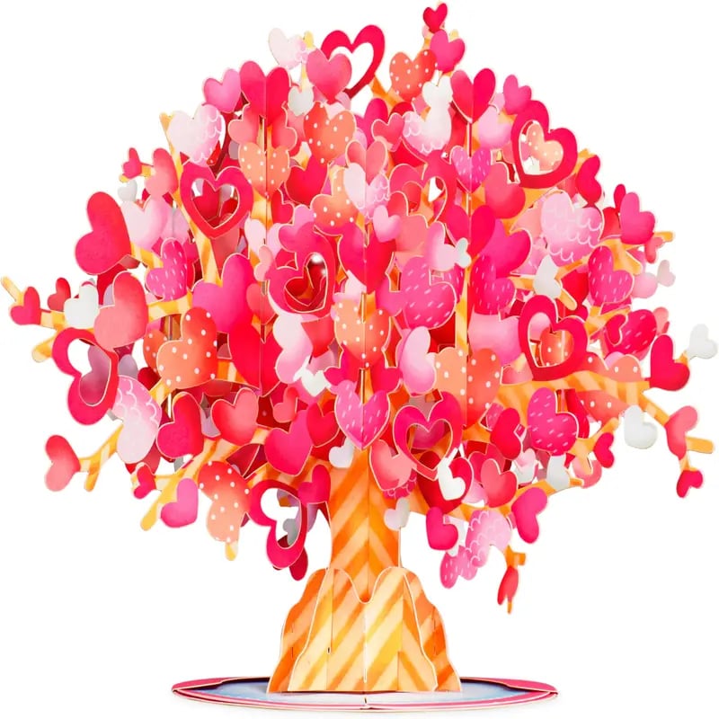 Everlasting 3D Flower Pop-Up Card – Valentine’s Day Keepsake Gift