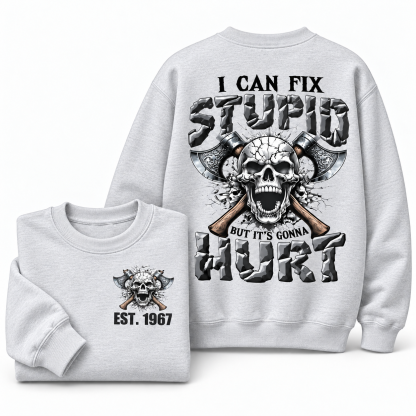 The Devil Whispered To Me I Whisper Back Bring Beer Gen X//Boomer Custom Birth Year Crewneck Sweatshirt