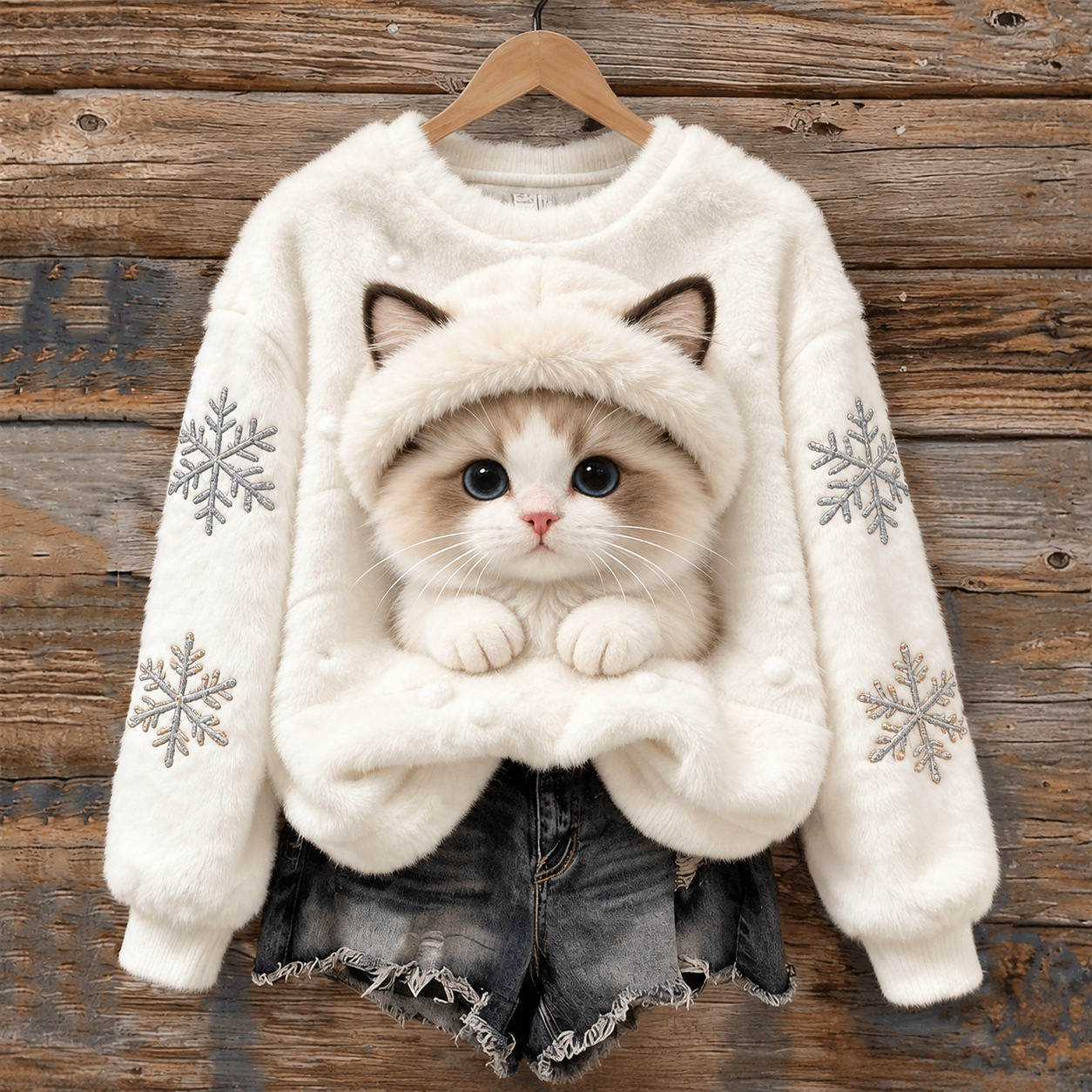Women's Casual Animal Print Sweatshirt