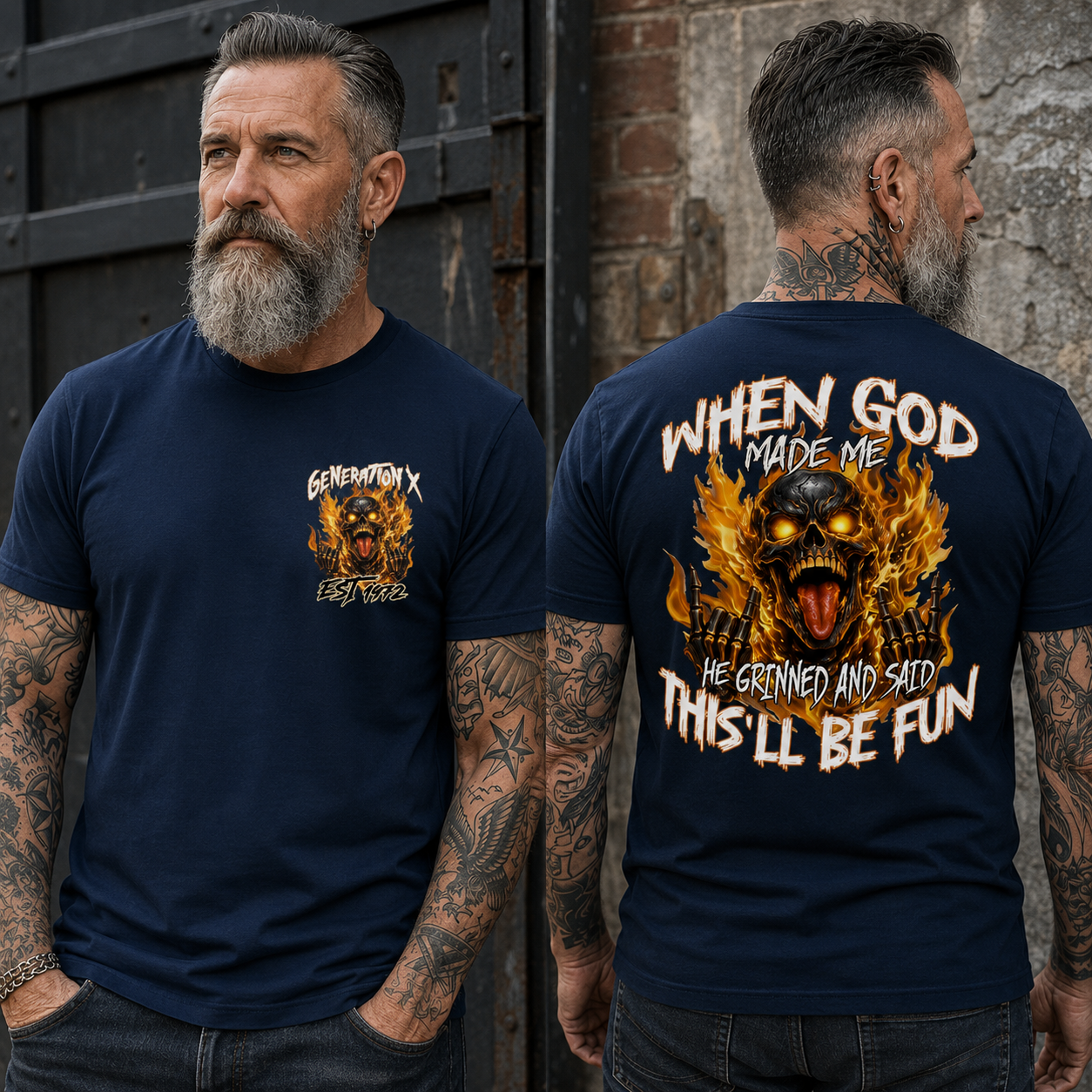 Personalization Year Gen X T Shirt, When God Made Me T Shirt , Gen X 1965-1980 T Shirt
