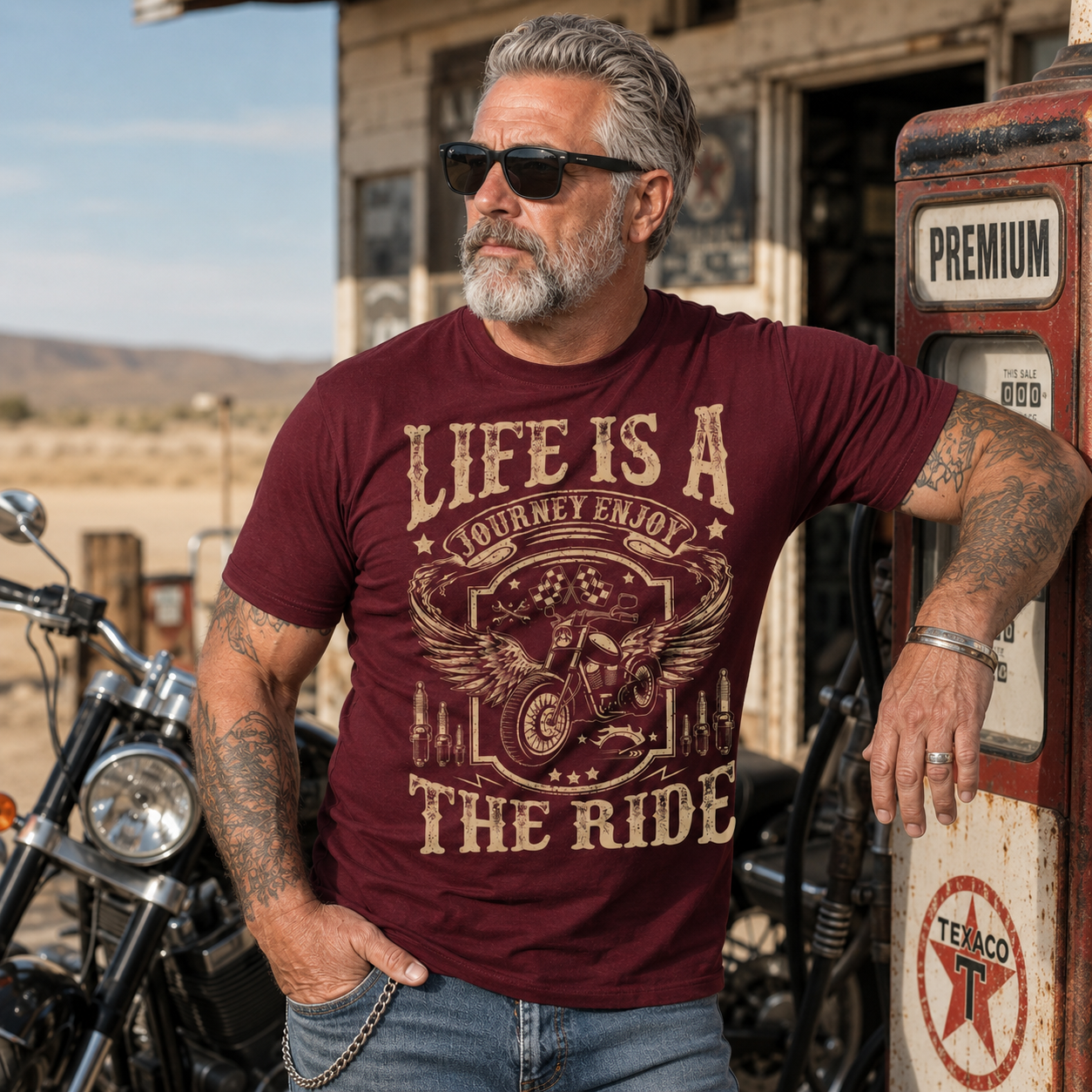 Biker Wife Girl I Ride My Own Biker Funny Motorcycle Biker Racing T Shirt