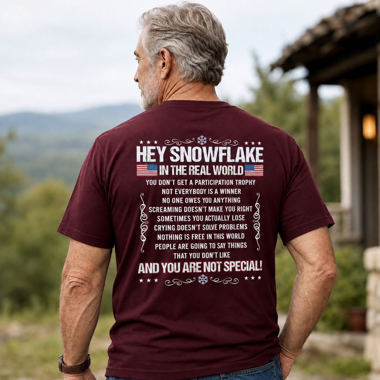 Hey Snowflake In The Real World T-shirt