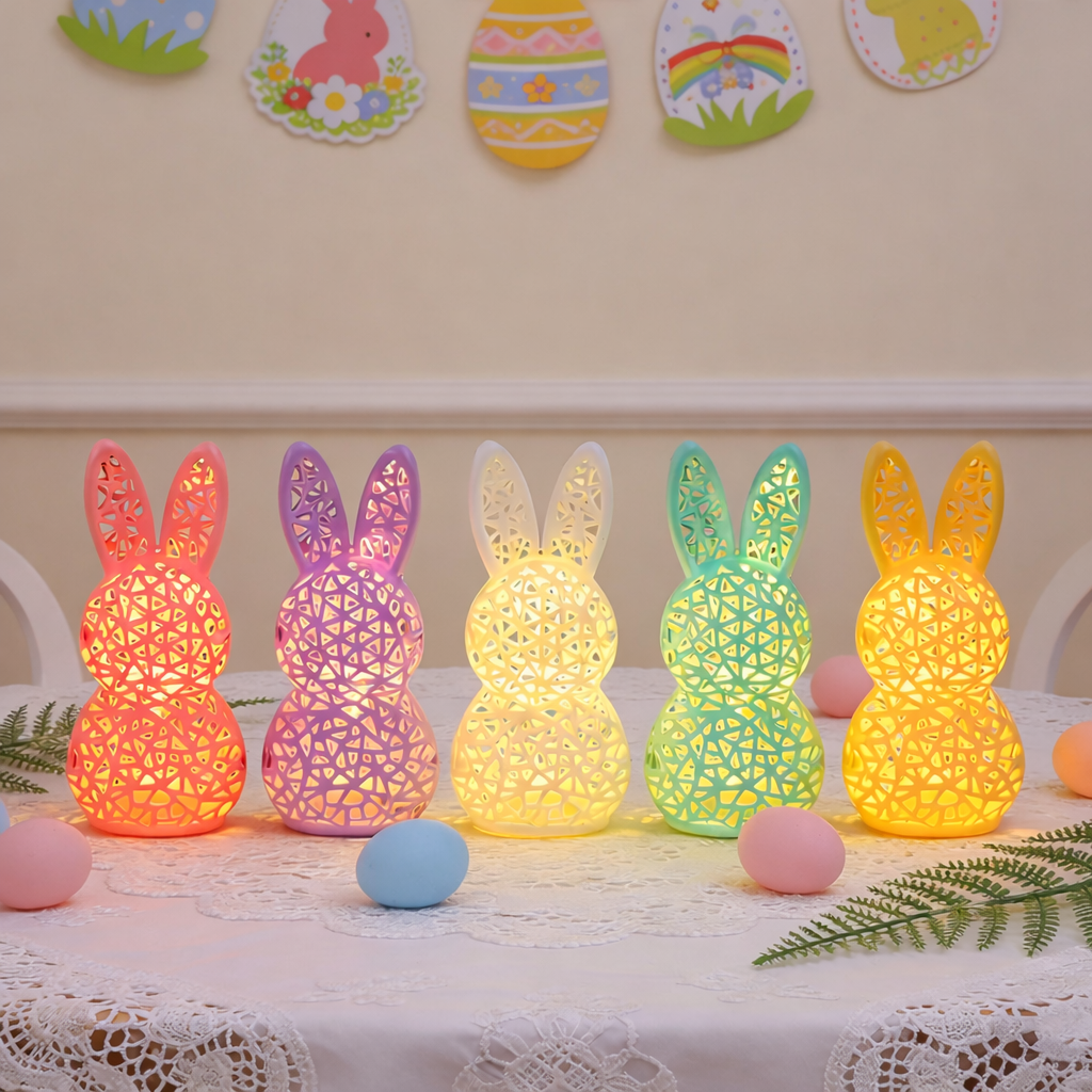 Easter Bunny LED Tabletop Lights Decorations