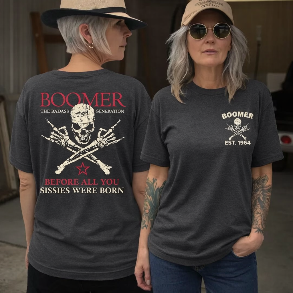 BOOMER Before All You Sissies Were Born T-shirt, Boomer The Badass Generation T-shirt