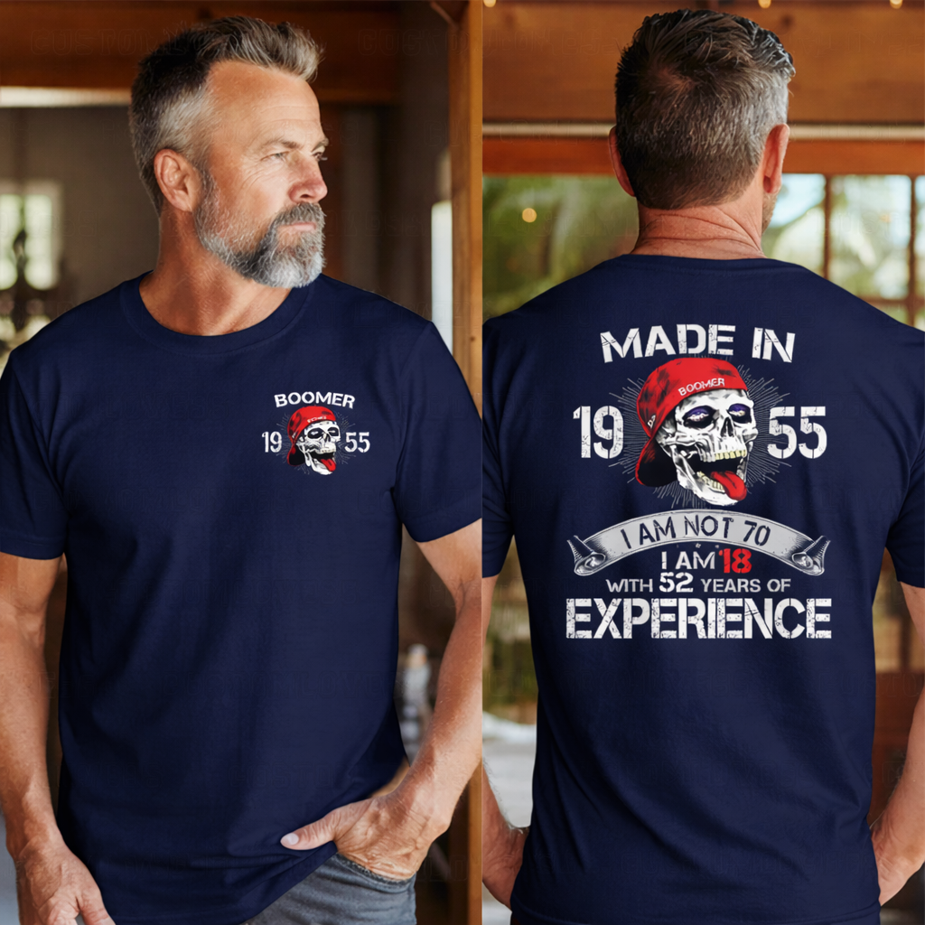 Custom Made In 19xx Skull T-shirt