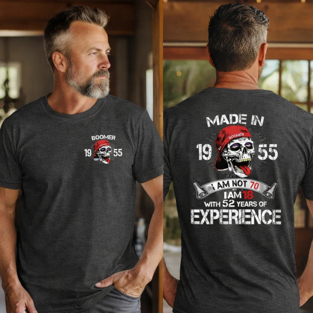 Custom Made In 19xx Skull T-shirt