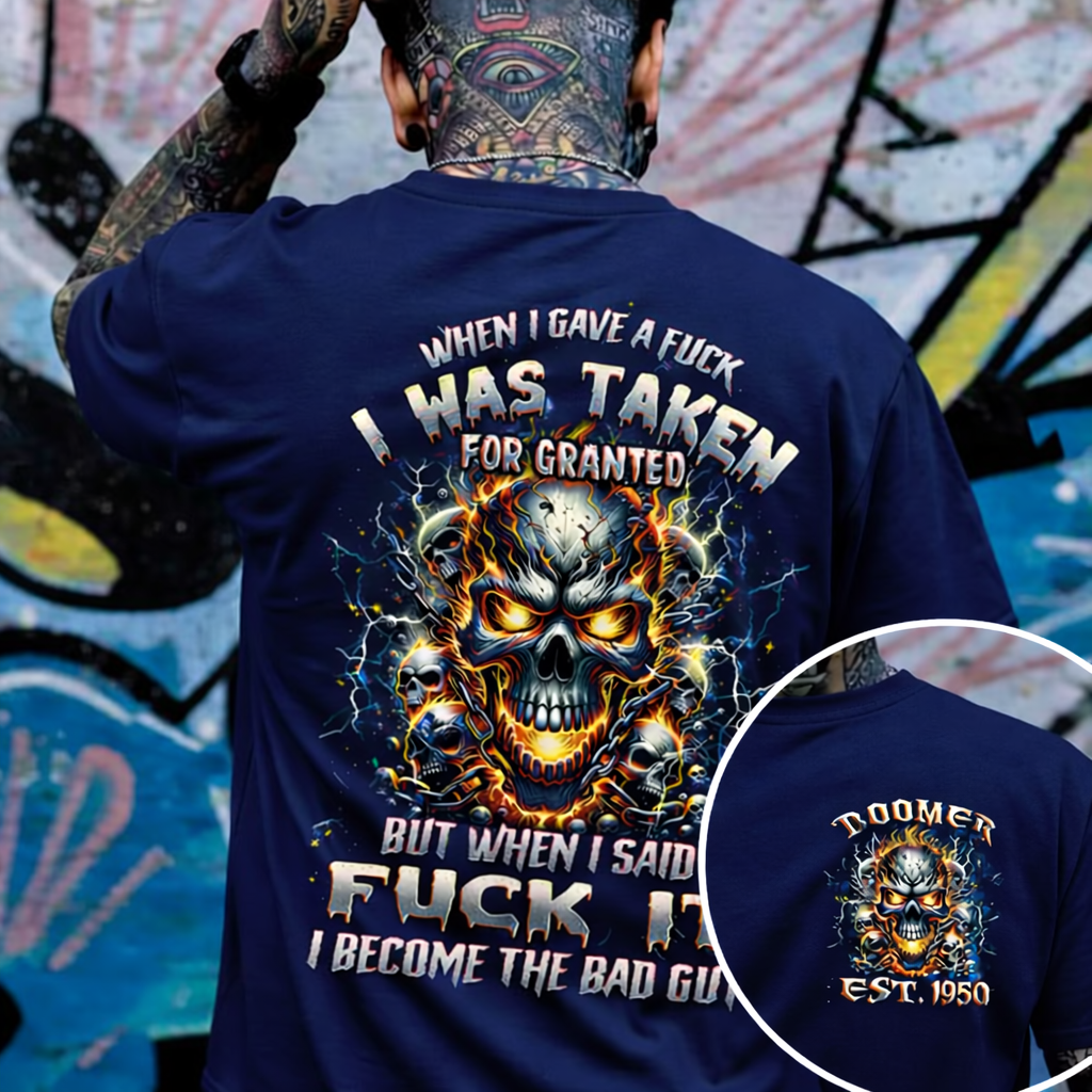 When I Gave A F*** T-shirt, Custom Year Boomer T-shirt