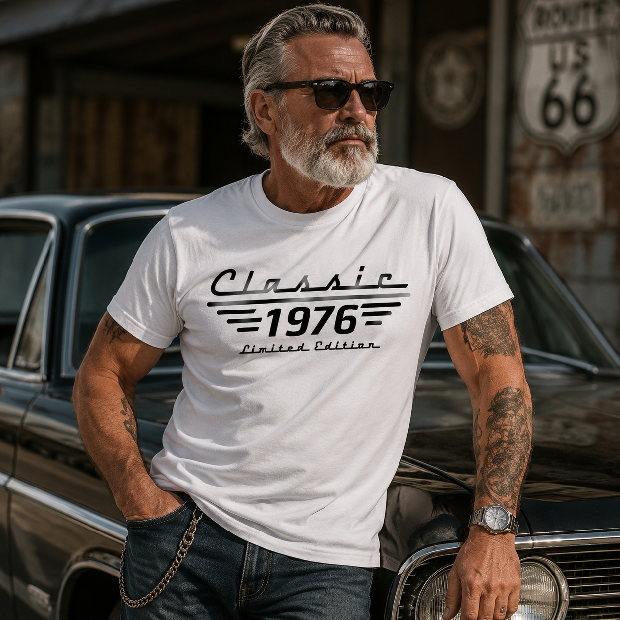 Custom T-shirt- Personalized Father's Day Birthday Gifts For Dad, Grandpa, Family, Yourself - Just A Little Iconic