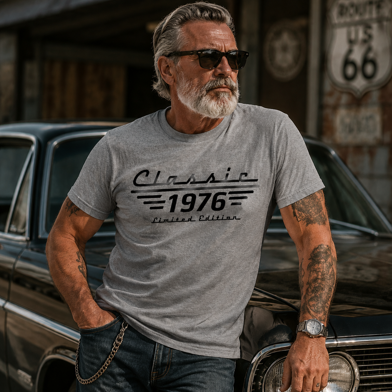 Custom T-shirt- Personalized Father's Day Birthday Gifts For Dad, Grandpa, Family, Yourself - Just A Little Iconic