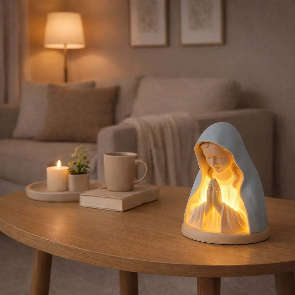 ⏰ Second item at 40% off 💥 Handmade Resin Prayer Night Light