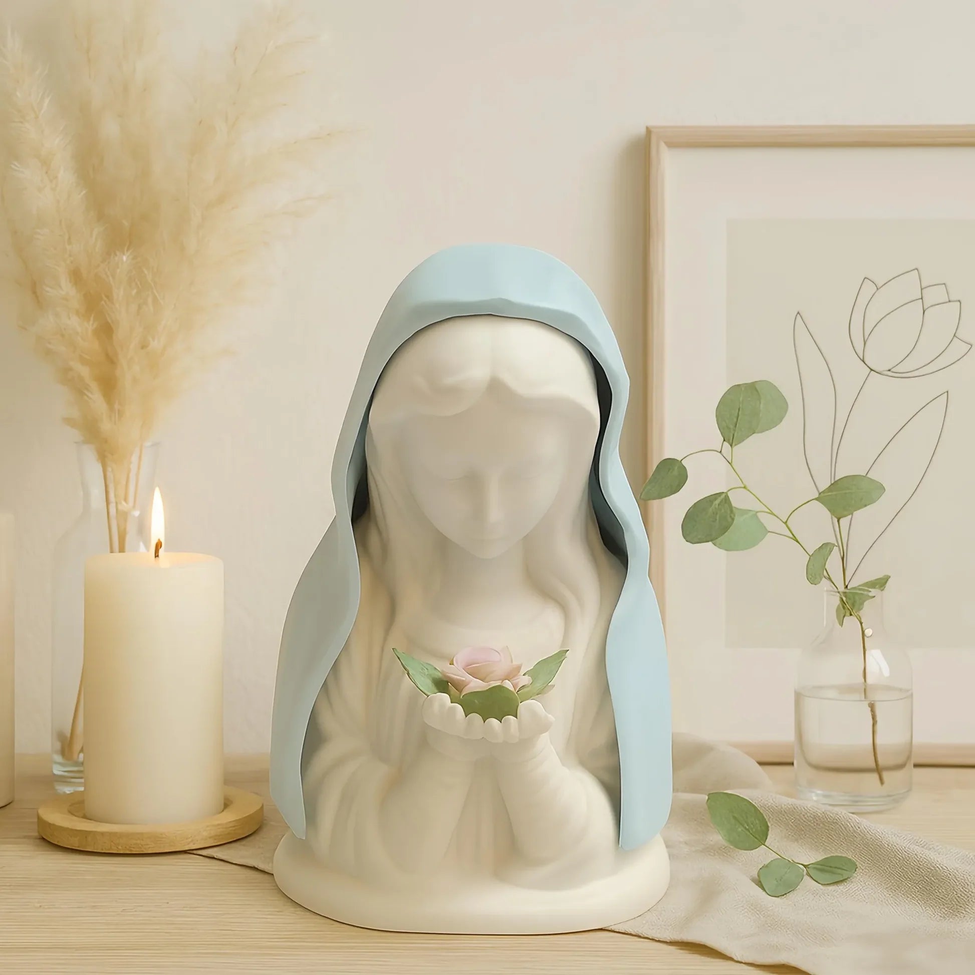 ⏰ Second item at 40% off 💥 Handmade Resin Prayer Night Light