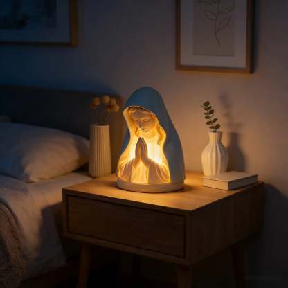 ⏰ Second item at 40% off 💥 Handmade Resin Prayer Night Light
