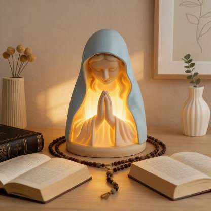 ⏰ Second item at 40% off 💥 Handmade Resin Prayer Night Light