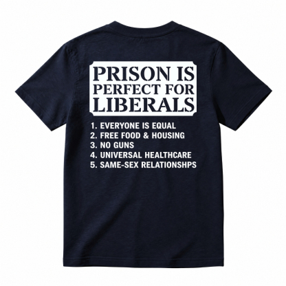 Funny Number List Bold Text Bright Casual Back Print T-Shirt
