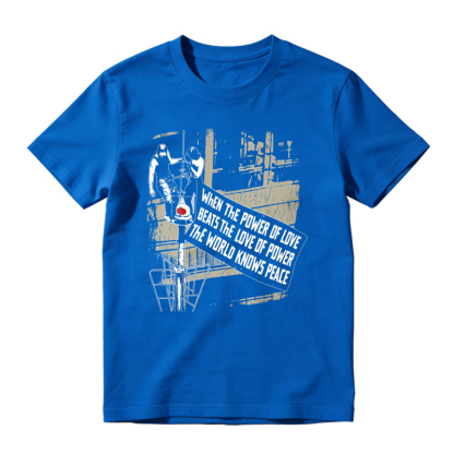 When The Power Of Love Beats The Love Of Power The World Knows Peace Graphic Unisex Classic T-shirt