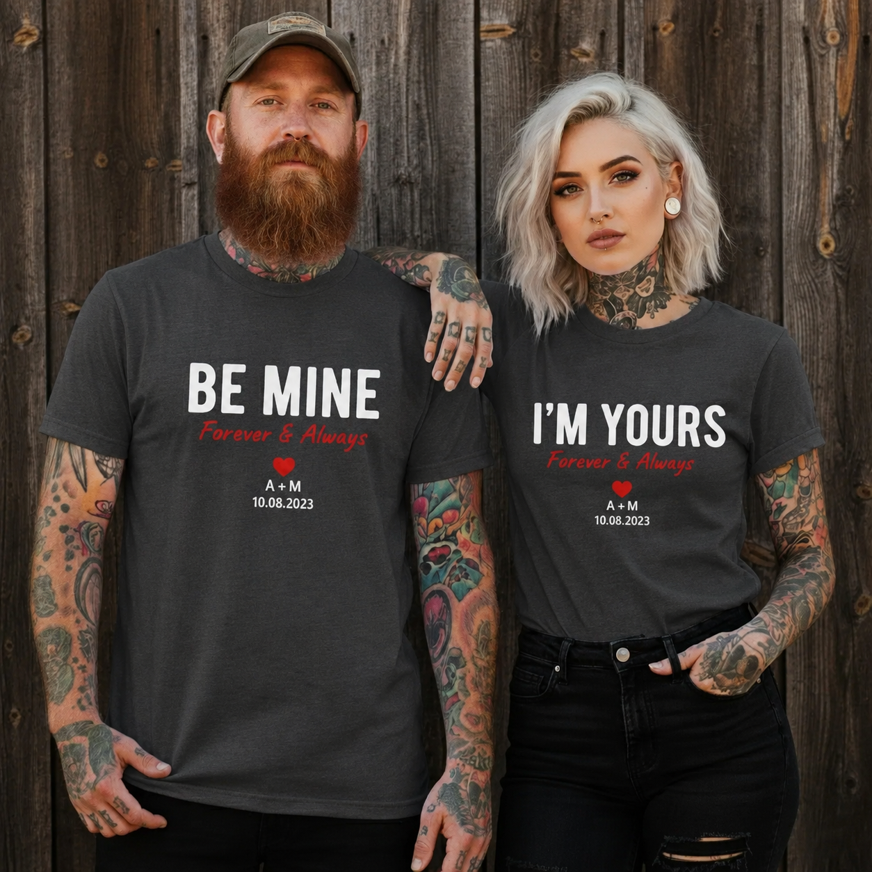 🖤 The "Forever & Always" Custom Commitment Tees 🖤