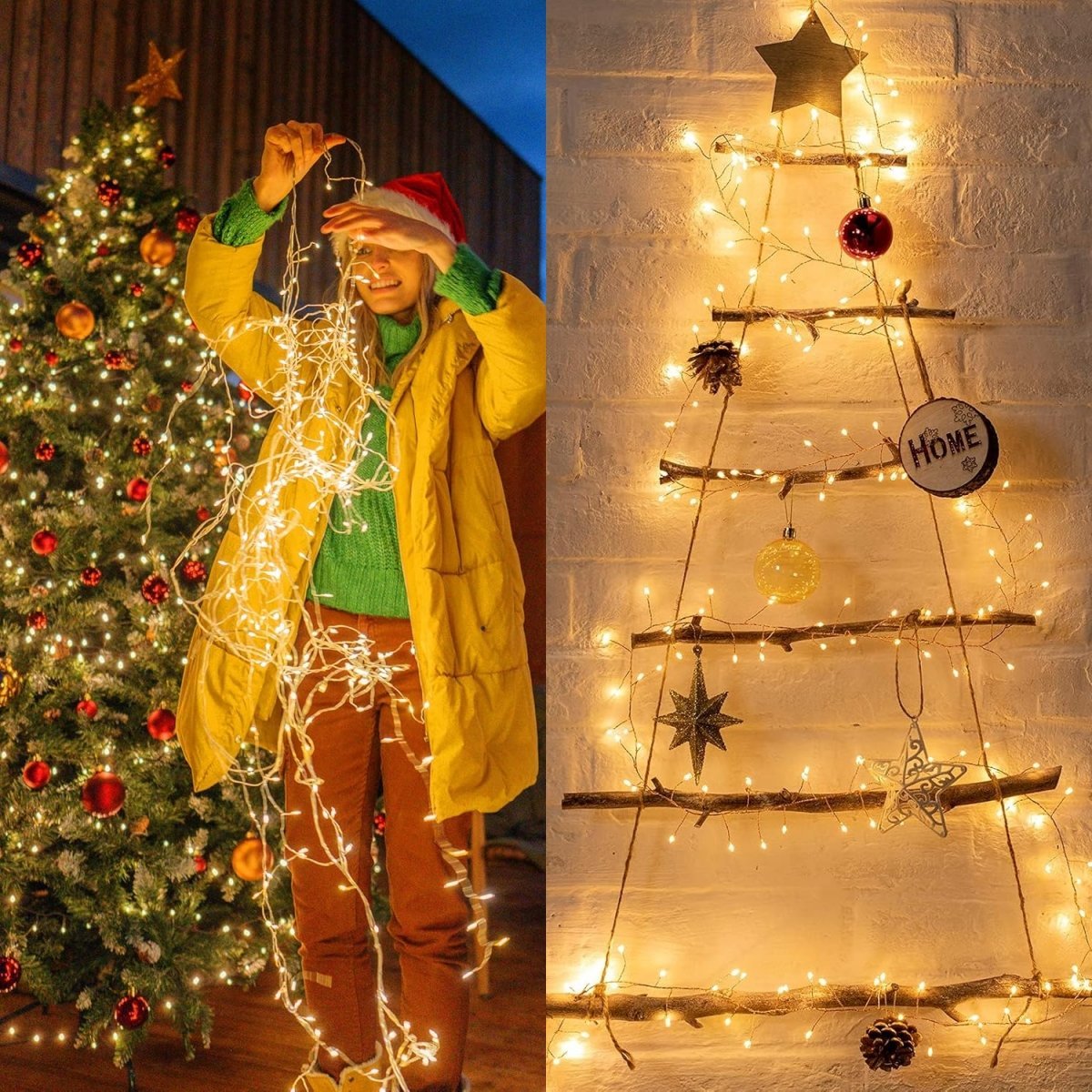 🎁LED Copper Wire Firecracker Light String