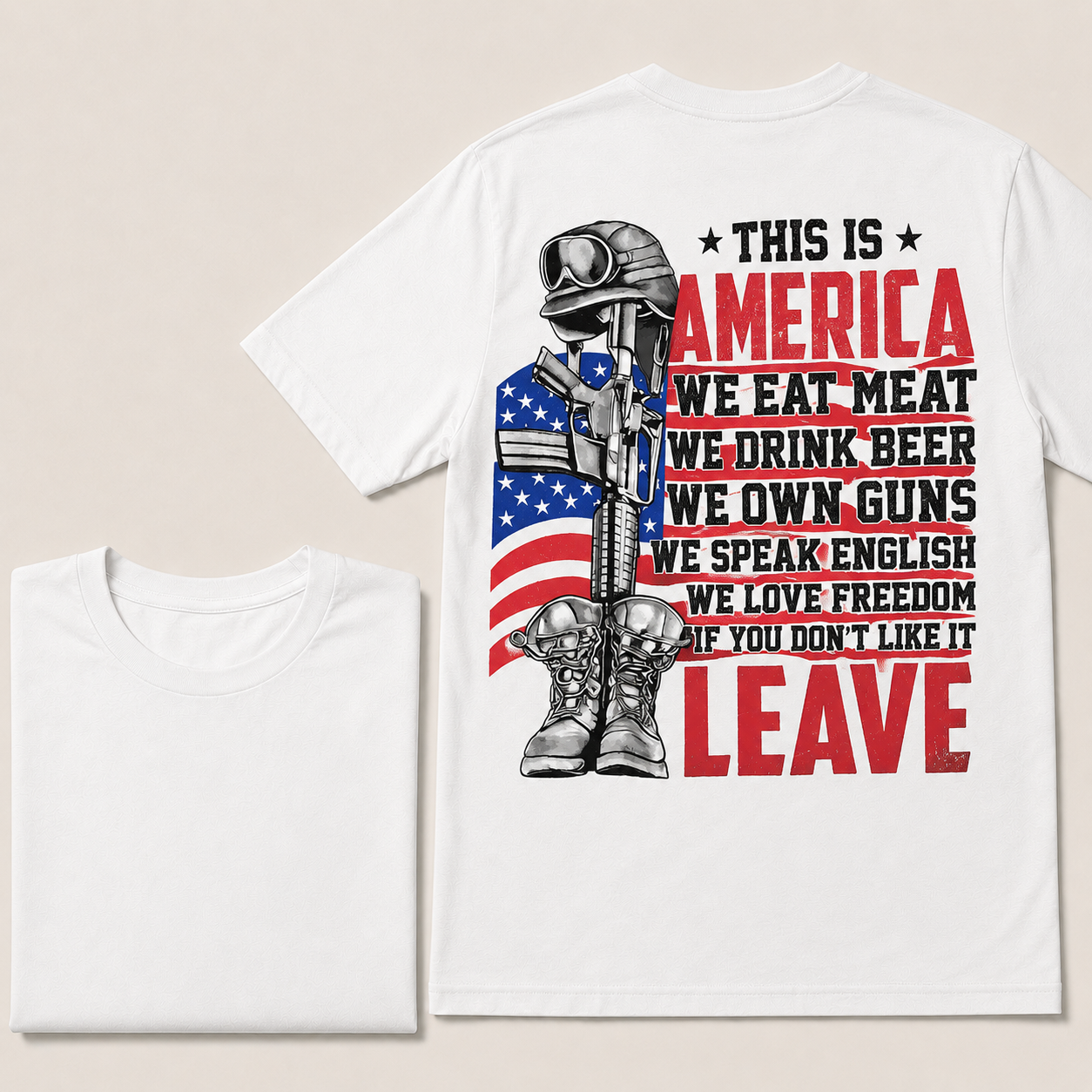 My Give A Damn Is Broken Beach Retro T-Shirt