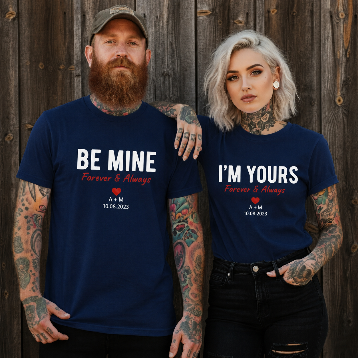 🖤 The "Forever & Always" Custom Commitment Tees 🖤
