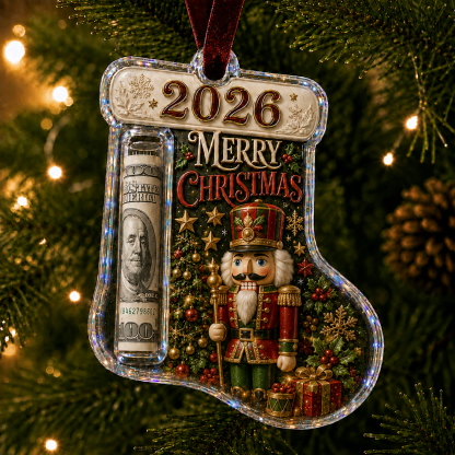🎅 Cash Clip Christmas Tree Ornament