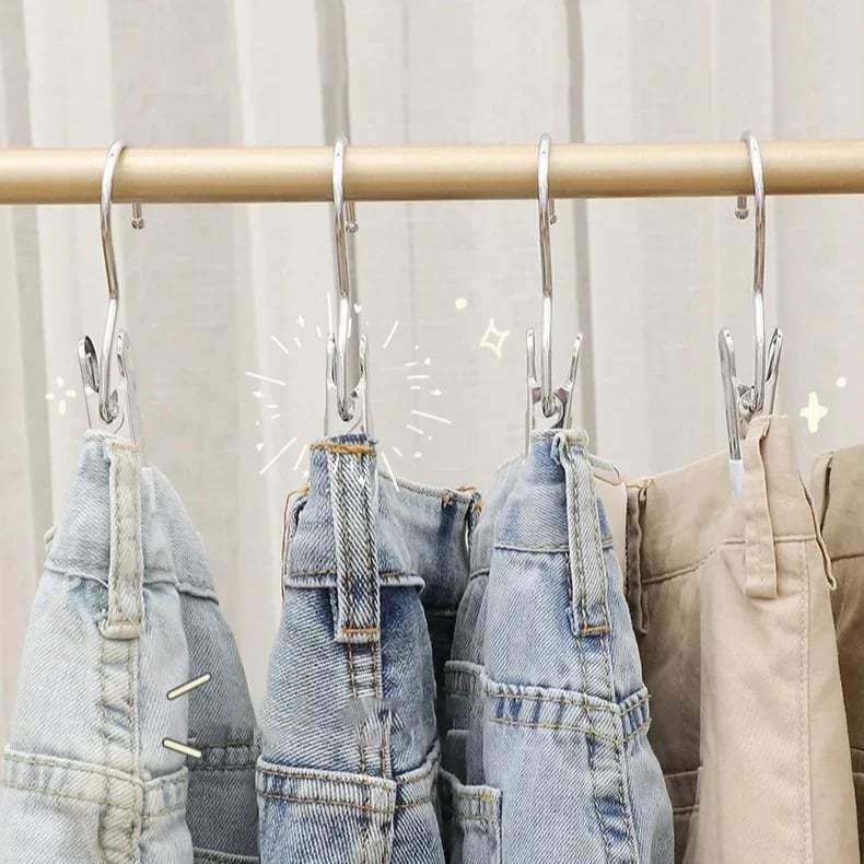 Space-Saving Clothes and Hat Storage Hook