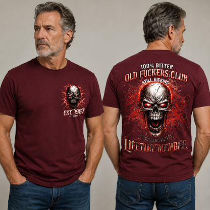 Old Fuckers ClubTM Custom Year T-Shirt – Lifetime Member Personalized EST. Year Tee
