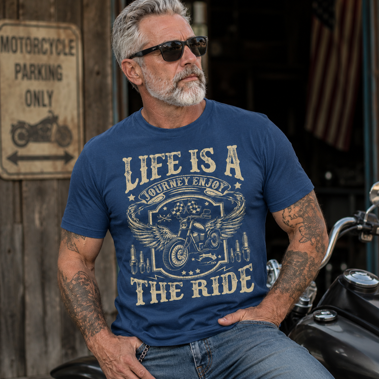 Biker Wife Girl I Ride My Own Biker Funny Motorcycle Biker Racing T Shirt