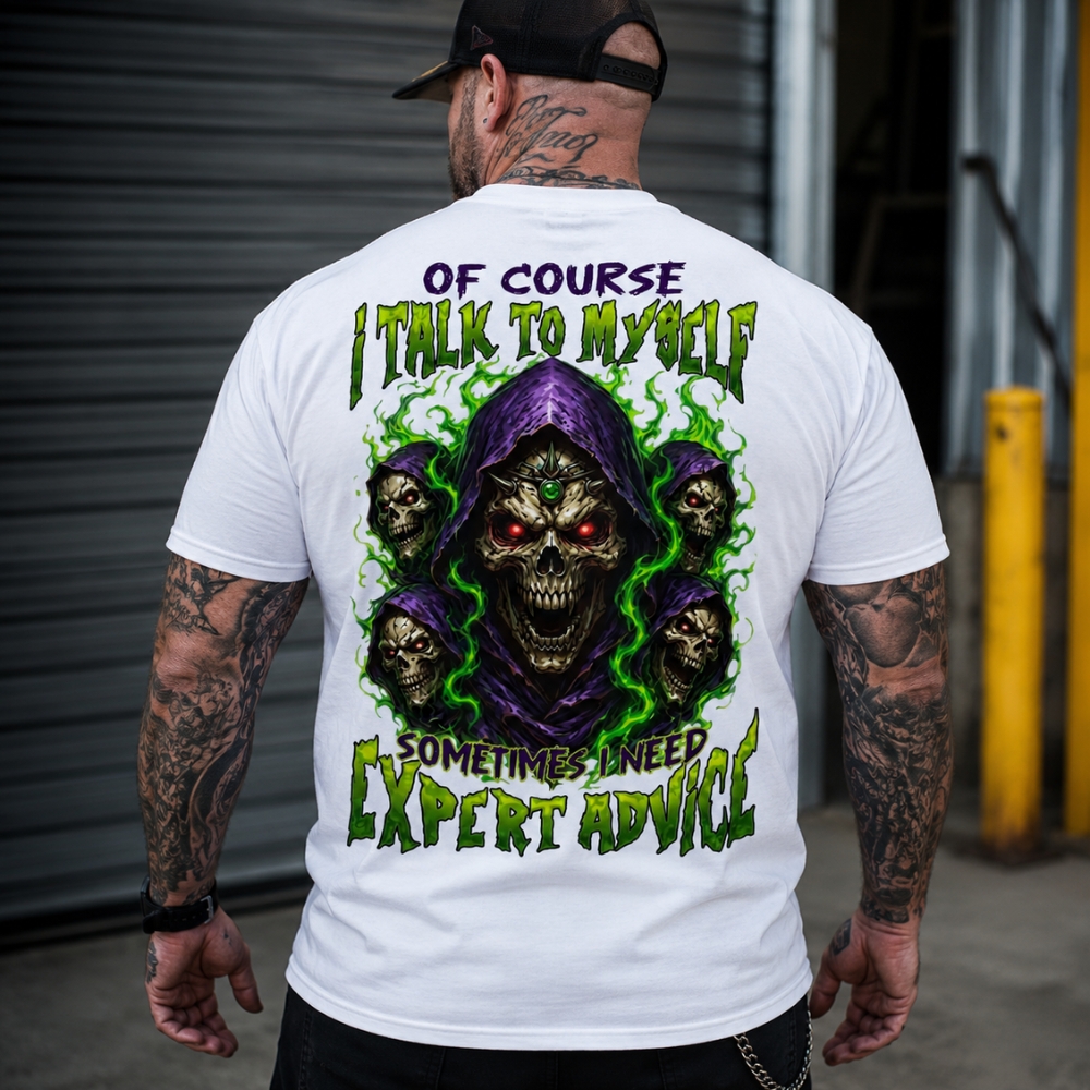 Generation X Expert Advice Skull T-Shirt Custom Year T-shirt