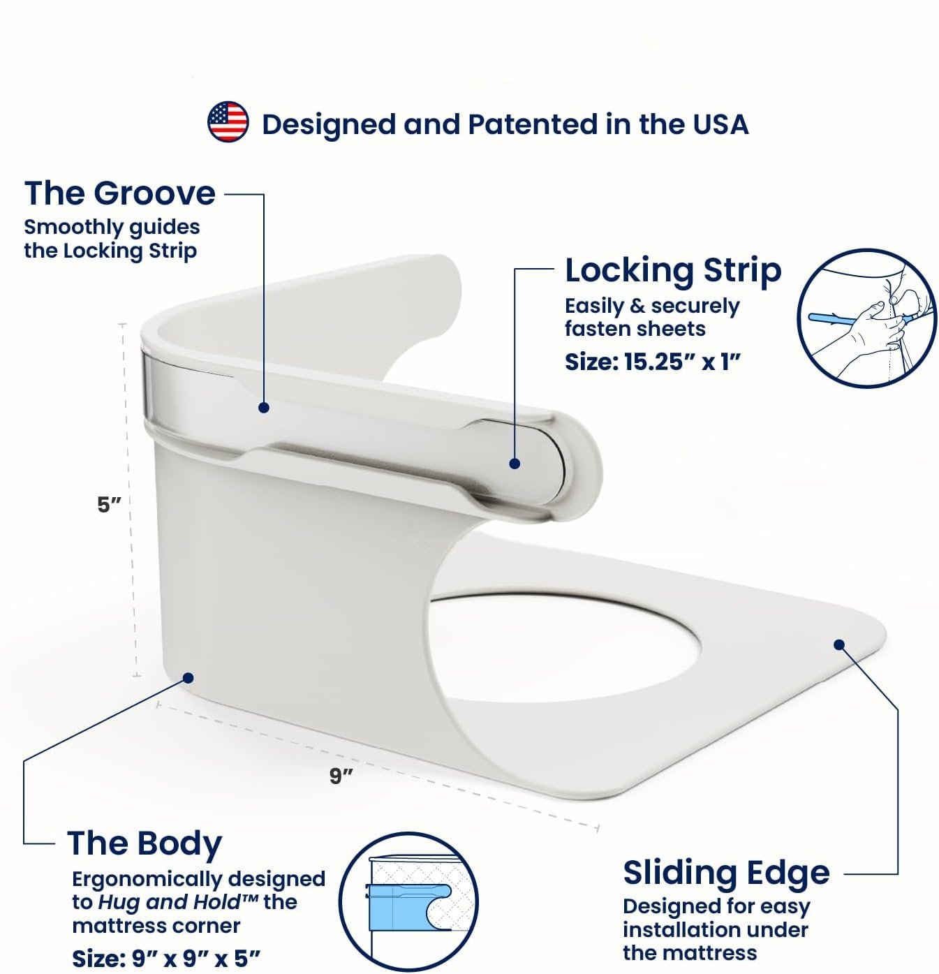 💖Last Day 49% OFF💖Sheet Holders - Secure Bed Sheets Firmly in Place