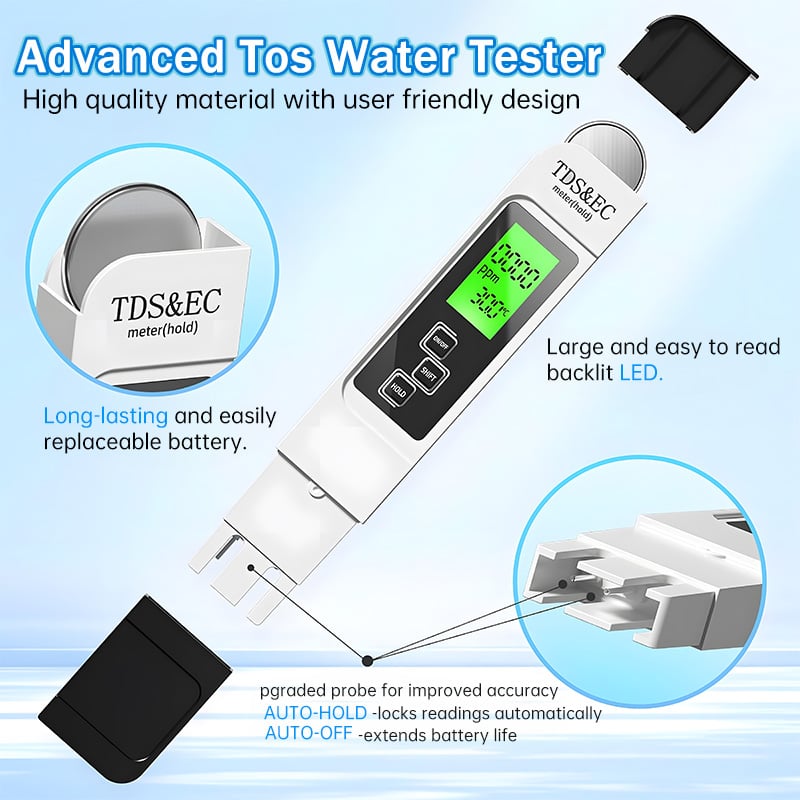 🔥2026 All-New 4 in 1 Digital Water Tester