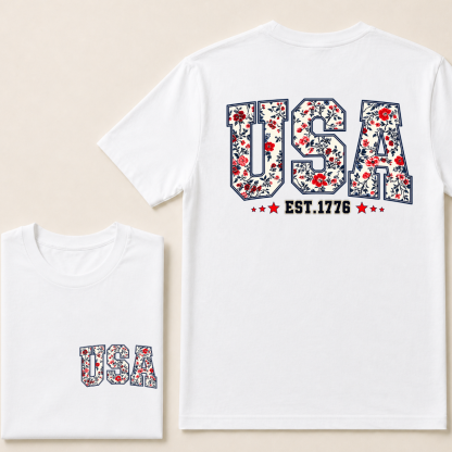 USA Est.1776 V‐Neck T‐Shirt
