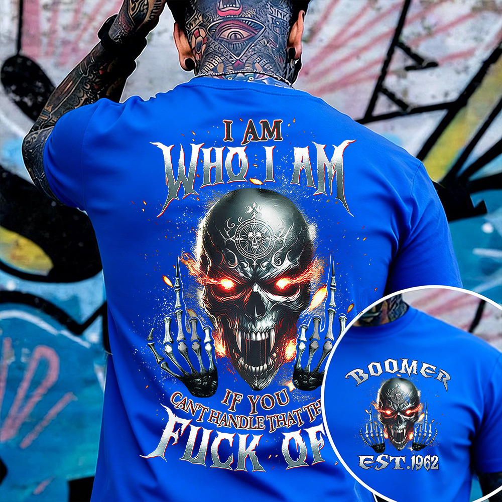 I Am Who I Am Custom Year Gen X, Boomer T-shirt
