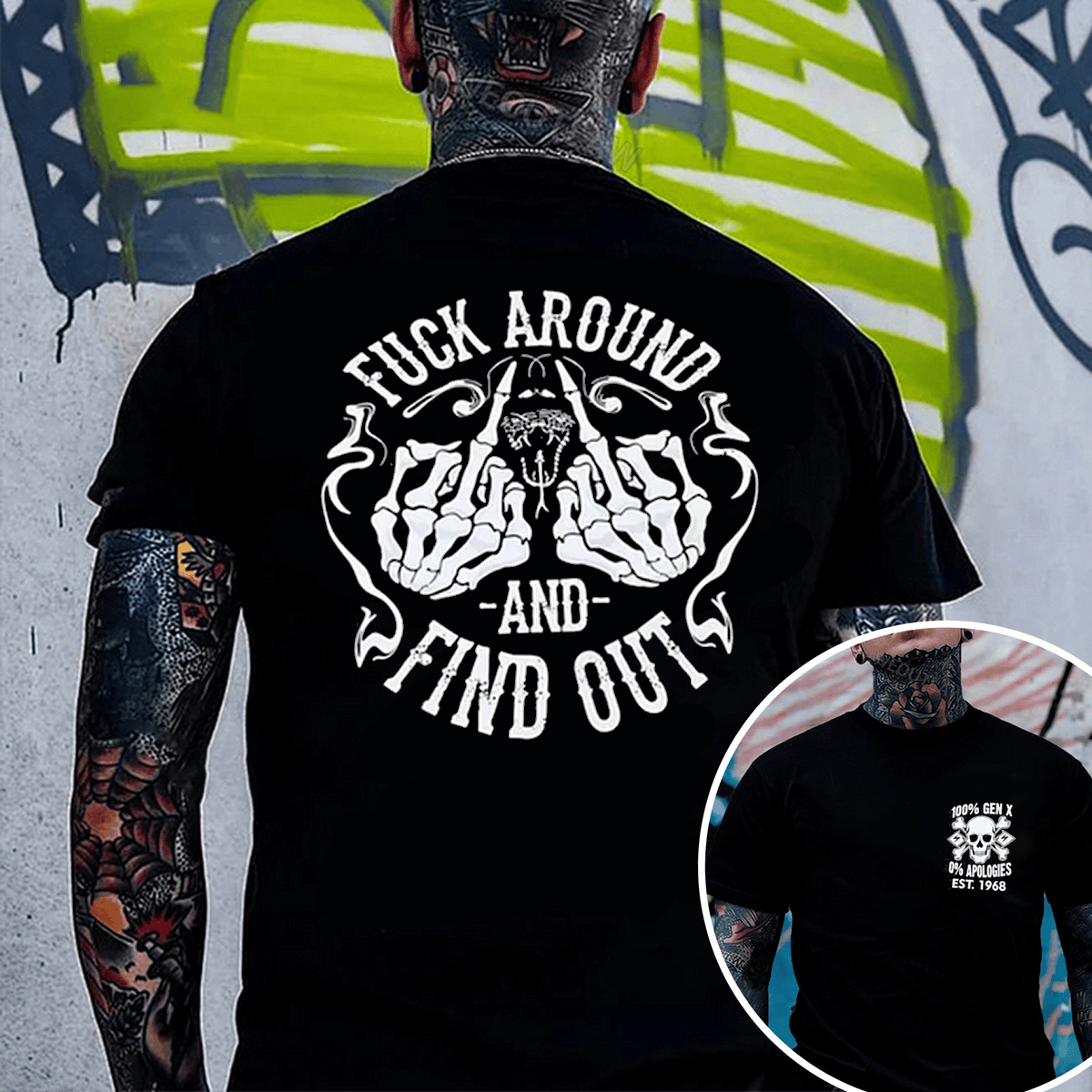 Custom Birth Year  Generation X Fuck Around And Find Out T-shirt/Sweatshirt